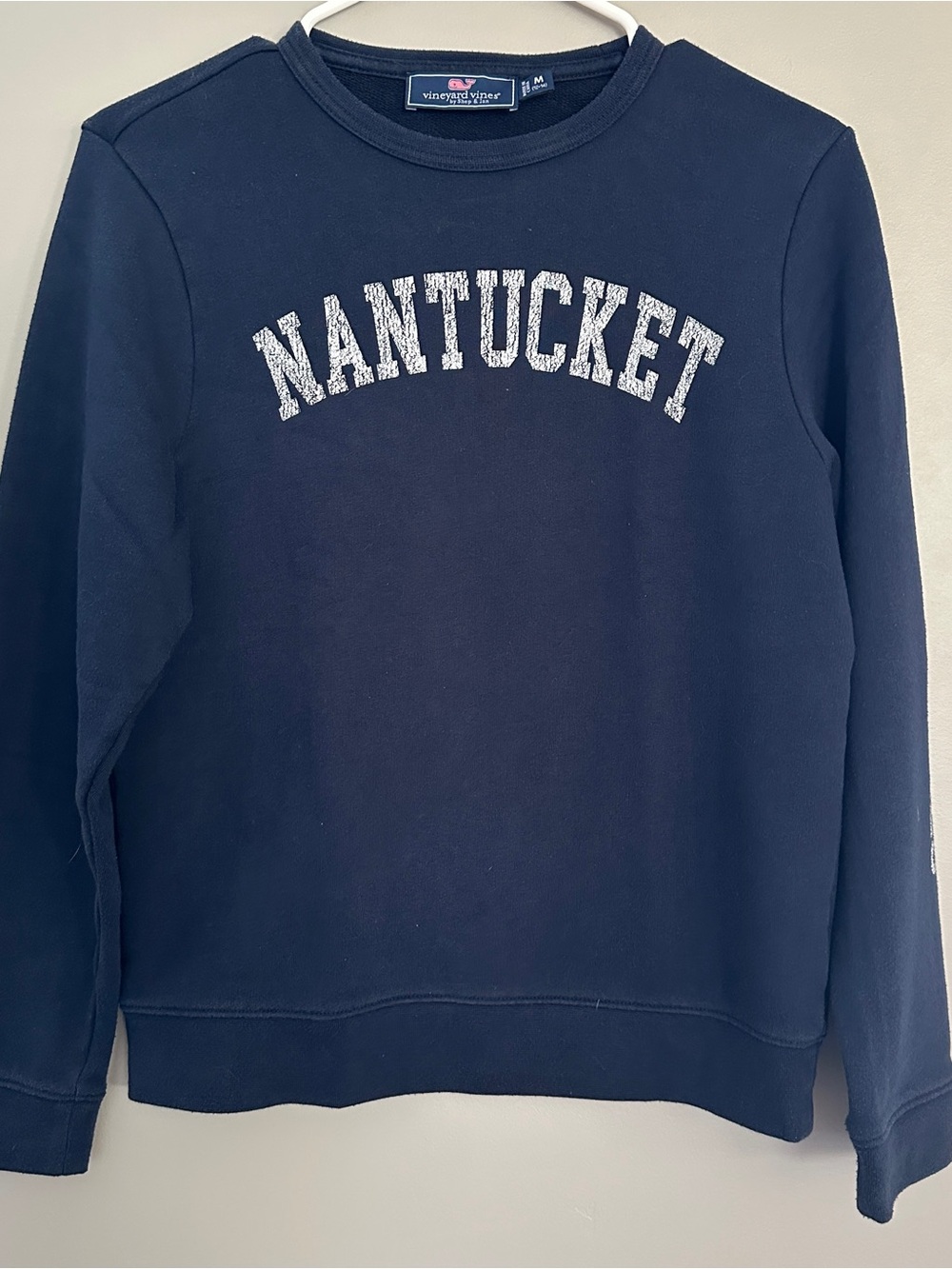 vineyard vines Youth Medium 12/14 Nantucket Navy Blue Crewneck Sweatshirt